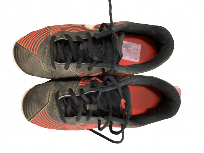 Used Nike SOFTBALL CLEATS BB/SB Cleats Red Junior 04 11613-S000187752
