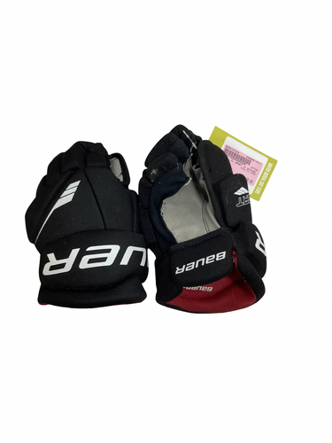 Used Bauer LIL SPORT Junior Gloves Black 10" 11613-S000187924