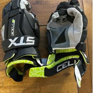 STX Cell V 12” Lacrosse Gloves Lax MEDIUM White