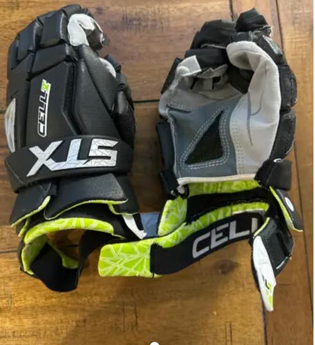 STX Cell V 12” Lacrosse Gloves Lax MEDIUM M White