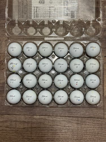 24 Titleist Pro V1 Golf Balls - 4A Near-Mint Condition