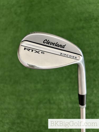 Cleveland RTX6 Zipcore Chrome 54 Degree Wedge / Wedge Flex