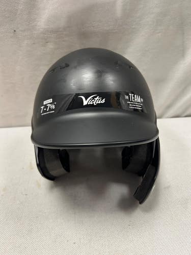 Used Victus 7- 7 5/8 Batting Helmet No Mask Black One Size 11490-S000276613