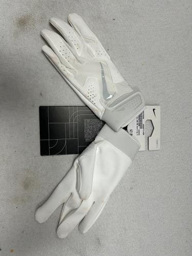 Used Nike BB/SB Batting Gloves White LG 11490-S000276586