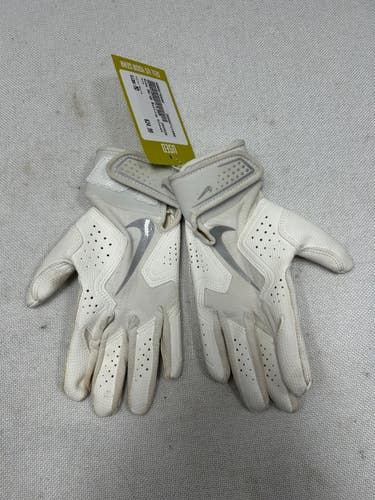 Used Nike BB/SB Batting Gloves White MD 11490-S000276585