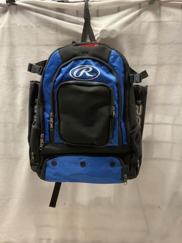 Used Rawlings BACKPACK BB/SB Player Backpack Black 11490-S000276574