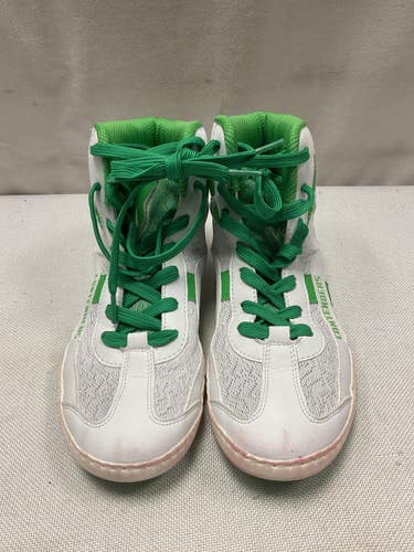 Used Wrestling Shoes White Youth 06.0 11490-S000276558