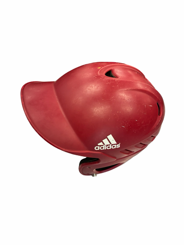 Used Adidas HELMET Batting Helmet No Mask Red SM 11682-S000137368