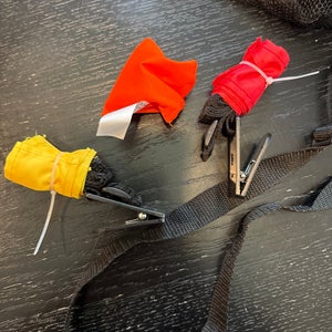 (New) Franklin flag football flags and beanbag
