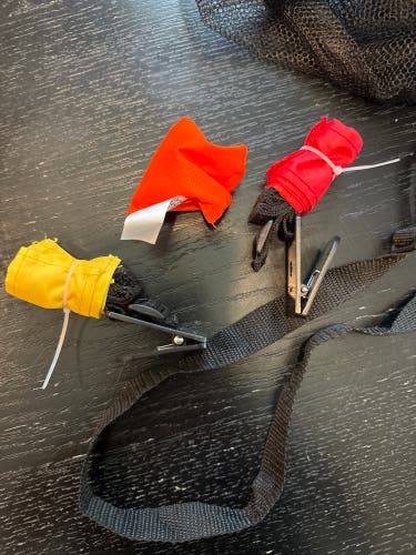 (New) Franklin flag football flags and beanbag