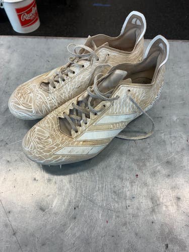 Used Adidas Adult FB Cleats White Senior 11 11682-S000136673