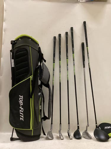 Used Top Flite 5PC SET W/BAG Jr Package Set RH Green 6 Piece 11725-S000504750