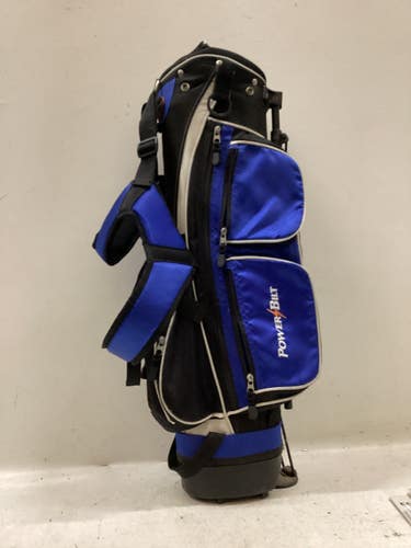 Used Powerbilt JR STAND BAG Jr Stand Bag White/Black/Royal 11725-S000505014