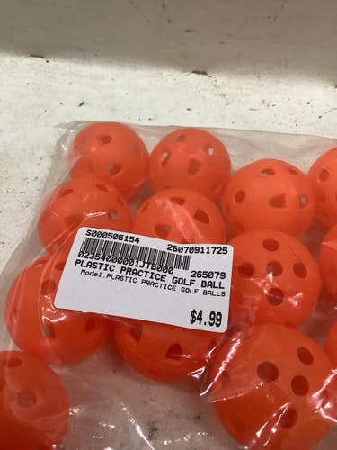 Used PLASTIC PRACTICE GOLF BALLS 12 Pack - Golf Balls 11725-S000505154