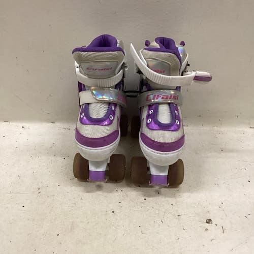 Used CIFAISI ADJ JR MD Junior Roller Quad Skates Purple Adjustable 11725-S000505711
