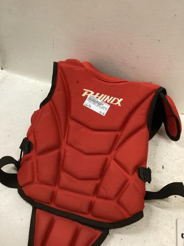 Used PHINIX CHEST PROTECTOR YTH Catchers Chest Protector Red Youth 11725-S000506279
