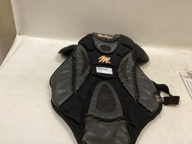 Used MacGregor B74 JUNIOR Catchers Chest Protector Black Junior 11725-S000506284