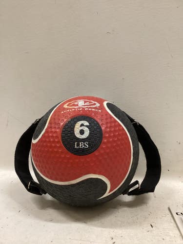 Used Athletic Works Medicine Ball Red 6 lb 11725-S000506339