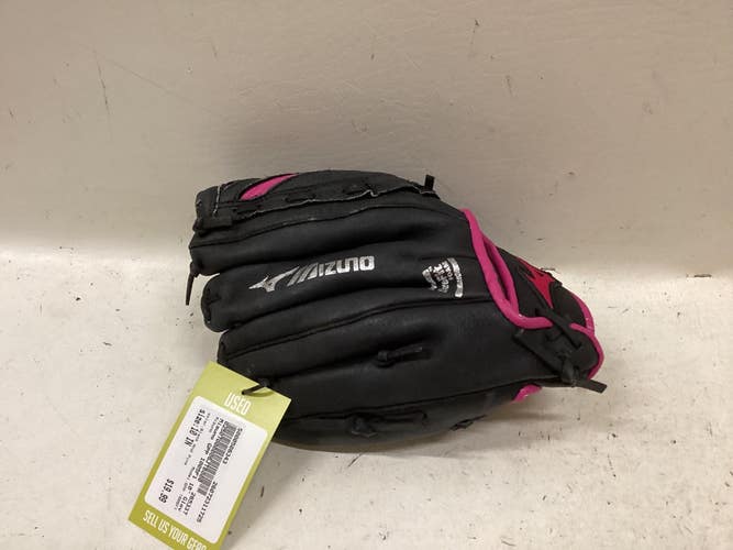 Used Mizuno GPP 1005F1 BB/SB Glove RH Throw Black And Pink 10" 11725-S000506343