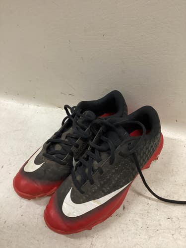 Used Nike VAPOR BB CLEATS BB/SB Cleats Black And Red Junior 05 11725-S000507236