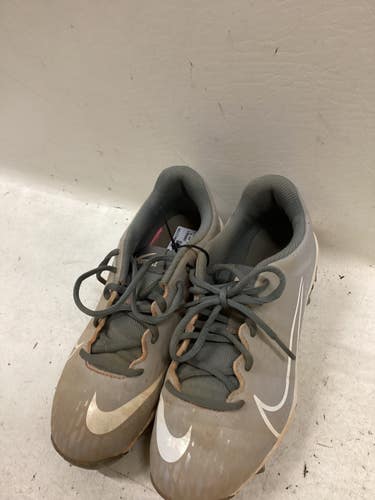 Used Nike SOFTBALL CLEATS BB/SB Cleats Grey Junior 04.5 11725-S000507248