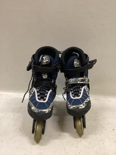 Used K2 RAIDER Senior Rec Fitness Skates Navy Blue Adjustable 11725-S000502765