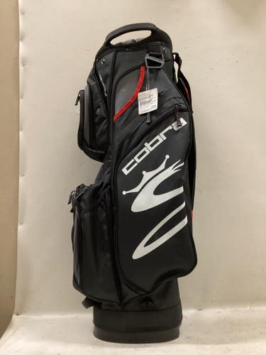 Used Cobra AIR-X Mens Cart Bag Black And Red 11725-S000504271