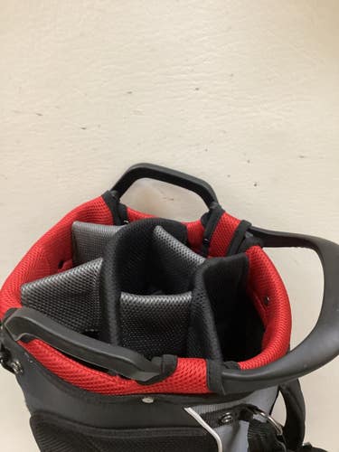 Used Taylormade STAND BAG Mens Stand Bag Black And Red 11725-S000504395