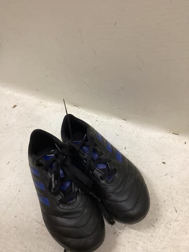 Used Adidas Soccer Cleats Black And Navy Blue Youth 13.0 11725-S000504452