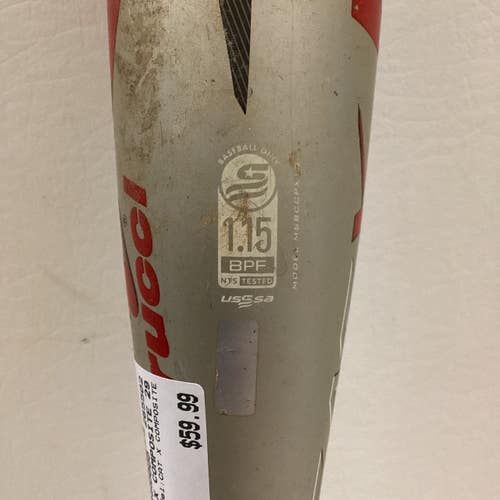 Used Marucci CAT X COMPOSITE BB/SB USSSA 2 3/4 Bat 29" 11725-S000507041
