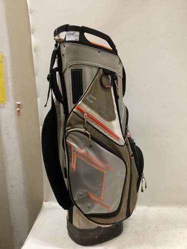 Used Sun Mountain C130 Mens Cart Bag Orange 11725-S000507099