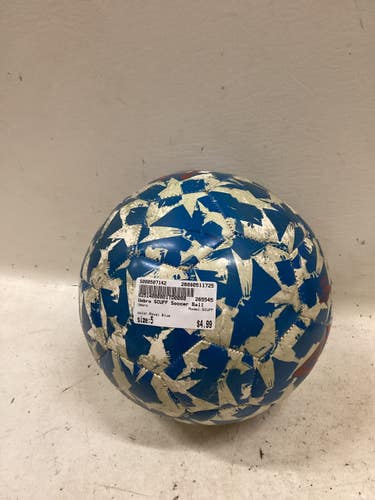 Used Umbro SCUFF All Size Soccer Ball Royal Blue 5 11725-S000507142