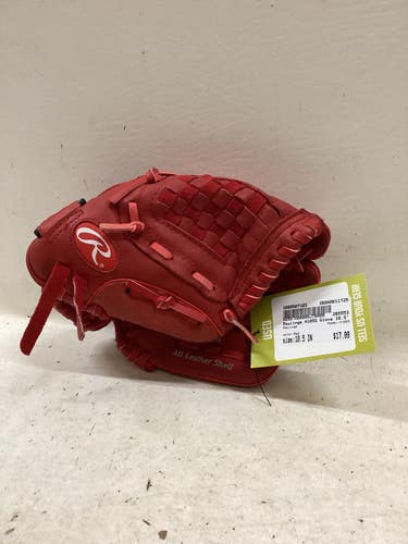 Used Rawlings H105S BB/SB Glove RH Throw Red 10 1/2" 11725-S000507183