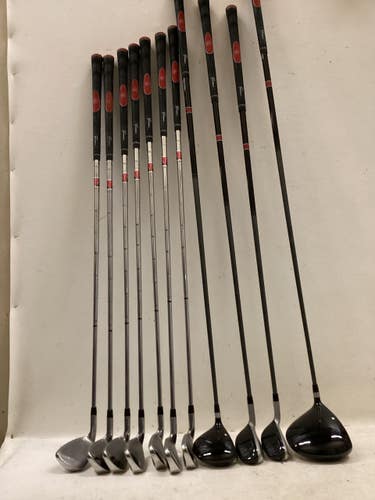 Used Nicklaus SS460X Mens Package Set RH Black And Red 12 Piece 11725-S000507212