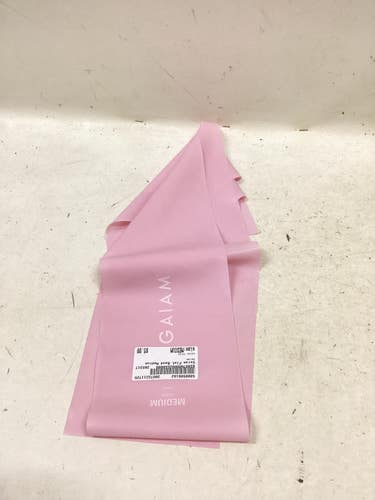 Used Gaiam Flat Band Pink Medium 11725-S000506182