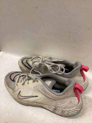 Used Nike LAX Cleats Mens White Senior 13 11725-S000506590