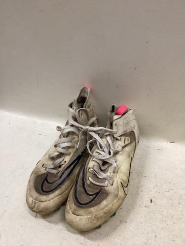 Used Nike LAX Cleats Mens White Senior 13 11725-S000506598