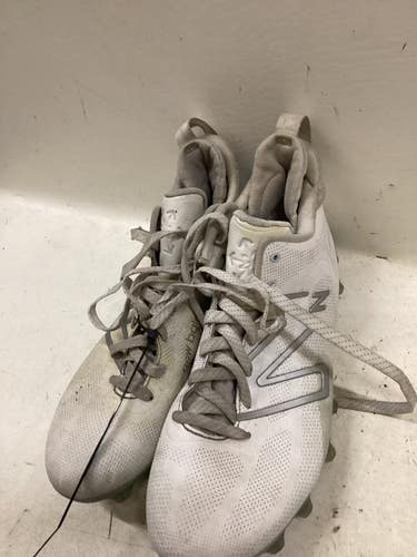 Used New Balance LAX Cleats Mens White Senior 11.5 11725-S000506608