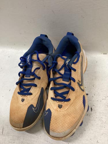 Used Nike TROUT BB CLEATS BB/SB Cleats White And Royal Blue Junior 05.5 11725-S000506689
