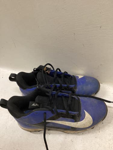 Used Nike ALPHA BB CLEATS BB/SB Cleats Royal Blue Junior 04.5 11725-S000506701