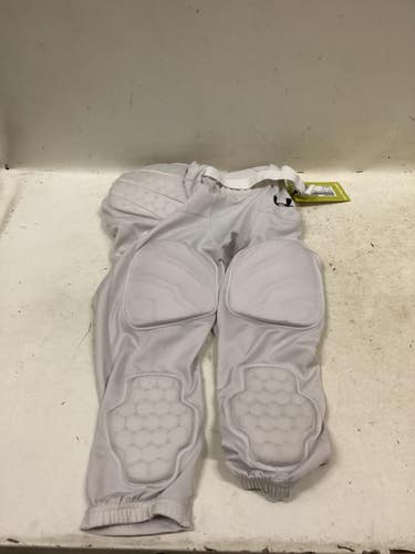 Used Under Armour Youth FB Integrated Pants White LG 11725-S000506902