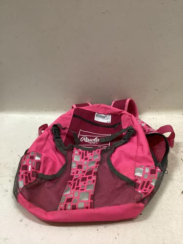 Used Rawlings BACKPACK PINK BB/SB Player Backpack Pink 11725-S000506938