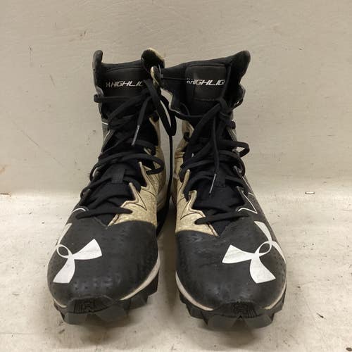 Used Under Armour CLUTCH FIT Adult FB Cleats Black Senior 6 11725-S000506950