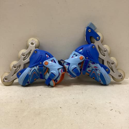 Used LOCAVUN ADJ INLINES Junior Rec Fitness Skates Royal Blue Adjustable 11725-S000506959