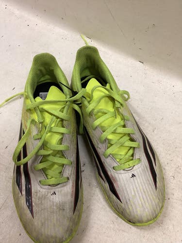 Used Adidas Soccer Turf Shoes Yellow Junior 05.5 11725-S000505833