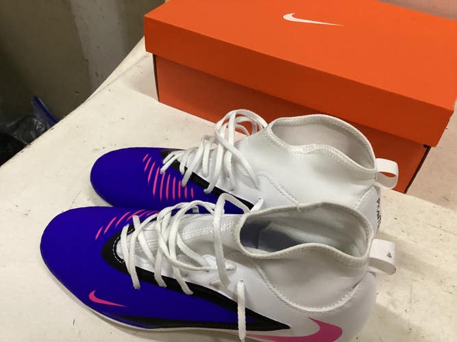 Used Nike Soccer Cleats Royal Blue And White Senior 9.5 11725-S000505999