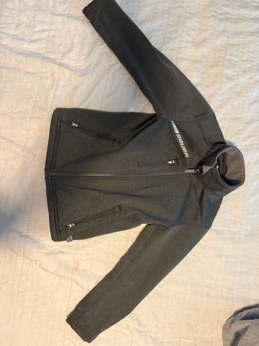 Gray XS Kids Unisex Bauer (Used) hockey jacket