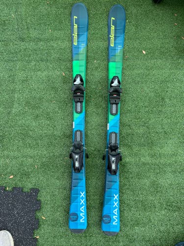 Kid's Elan Maxx 130 cm Skis | w/ Elan 4.5 Easy Step-In Bindings
