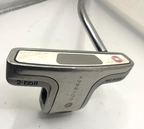 Odyssey White Steel 2-Ball Blade Putter 35" (Needs new grip)