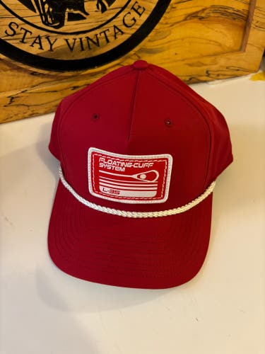 L 35 Lacrosse Red Golf Rope Hat